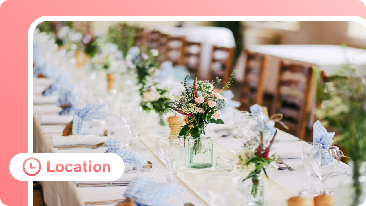 Create destination or travel invitations